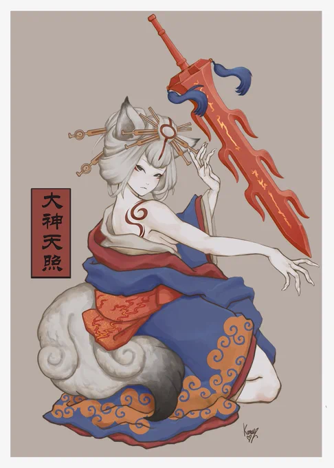 Okami Amaterasu all weapons   prints to come!   #mvc #capcom 