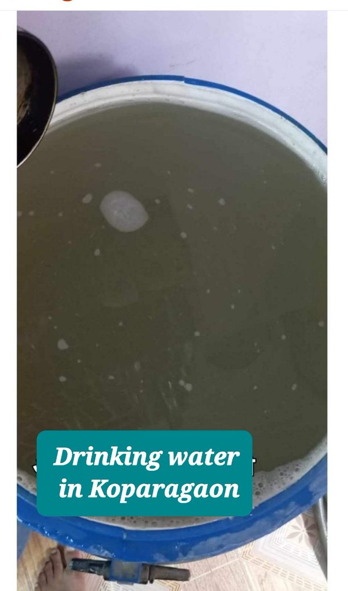 mantala36's tweet photo. Water came in the taps after 12 days in Kopargaon city of Maharashtra, it is not fit for drinking even for animals,let alone humans😭😡@PMOIndia @narend @CMOMaharashtra
 @abpmajhatv @bbcnewsmarathi @zee24taasnews @mataonline @timesofindia @ANI @htTweets @EconomicTimes @bsindia https://t.co/Af8vtK3B4V