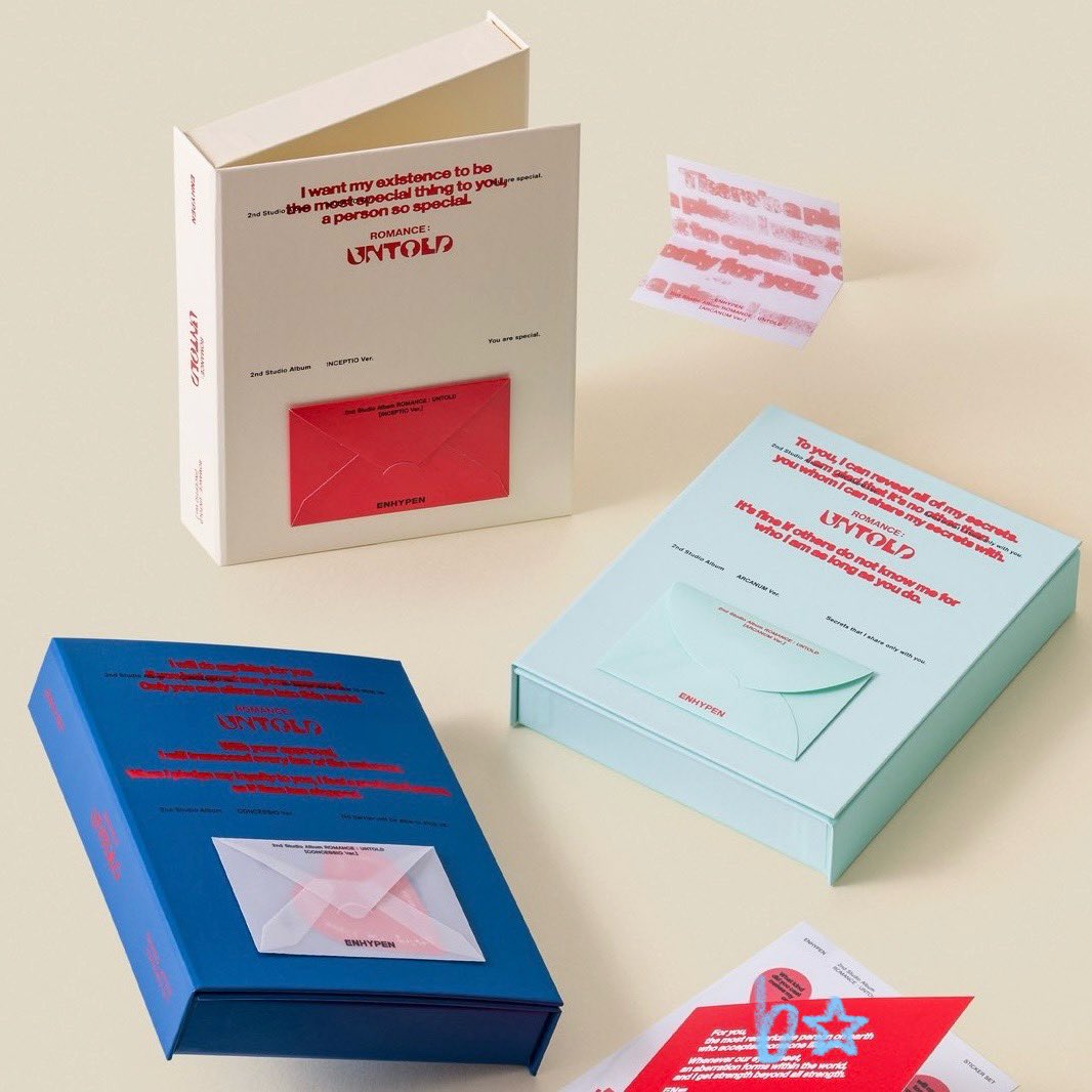 ROMANCE : UNTOLD Sealed Albums PH Giveaway 🩵

✴︎ 1 winner of Inceptio
✴︎ 1 winner of Concessio
✴︎ 2 winners of Arcanum

RULES:
⭐️ rt &amp; like
⭐️ drop any proof of streaming (mv or music streaming platforms)
⭐️ tag 3 mutuals
⭐️ multiple entries/thread 🆗

ends tba!