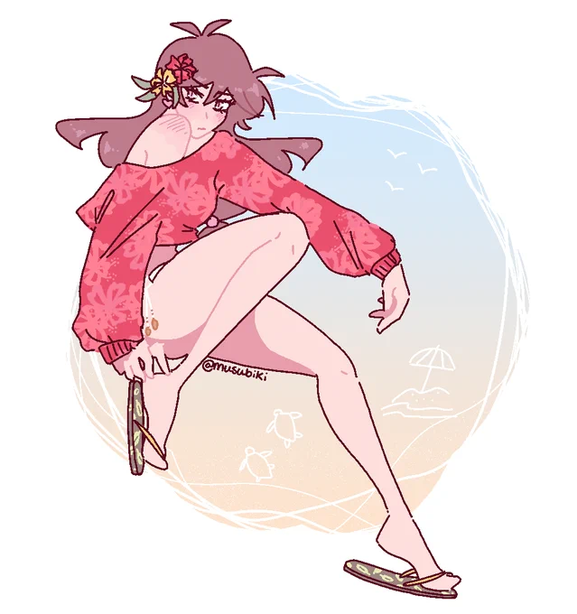 [oc] its been a while since my last summer mochi  