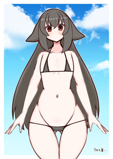 夏だから描かなきゃね
#マイクロビキニを描け 