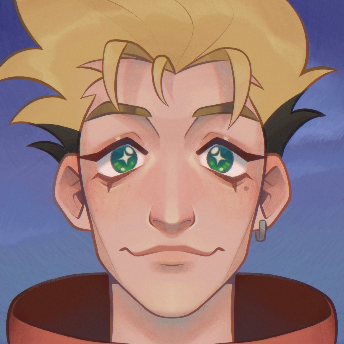 binkabea's tweet photo. I drew something 😱 (Vash) https://t.co/7A5CmAotS0