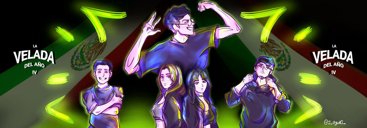 s_oyuki_'s tweet photo. Orgullo Mexicano 
#LaVelada4 #LaVeladaDelAnoIV

#Elmariana 
#Alana 
#RobertoCein 
#Aldo_geo 
#Amablitz https://t.co/uvqugLiaak