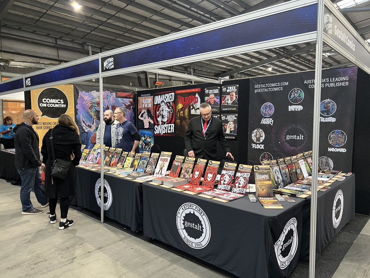 Gary Proudley (@gary_proudley) on Twitter photo Still time to come down to <a href="/MetroComicCon/">MetroComicCon</a> and have a chat and grab some comics at the <a href="/gestaltcomics/">Gestalt Comics</a> booths! Still time to come down to <a href="/MetroComicCon/">MetroComicCon</a> and have a chat and grab some comics at the <a href="/gestaltcomics/">Gestalt Comics</a> booths!