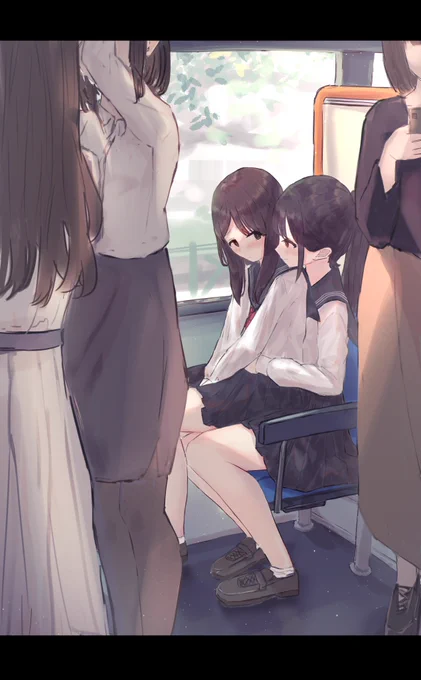 乗車率200% #創作百合 