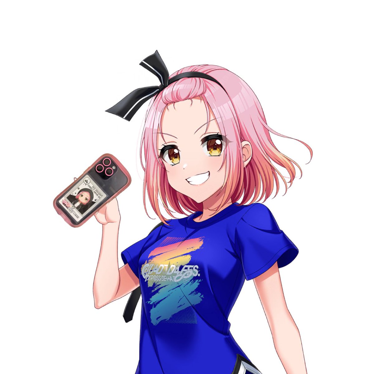 DJ_KUNOICHI2's tweet photo. あ、そうそうこの前さ〜ドンキーの中のダイソーでこれ買ったんだよなこれをスマホに挟んで………ほら！！ただアタシのスリーブまでは入んなかった
これで #サマキラWIN に参戦する。この前の #RAS_ESSENTIALS の時もこうやってスマホ (iPhone 14 Pro Max) をアレンジしてたしな。 https://t.co/Ih29EMhUrm