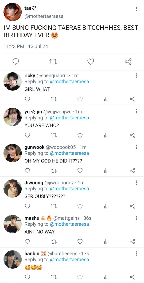 bintael one tweet au
#bintael