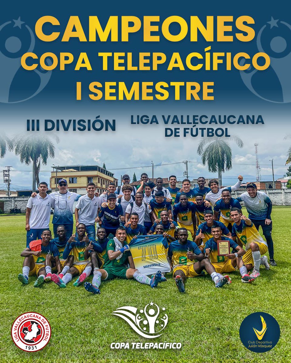 Culminamos el semestre siendo campeones jugando 20 partidos ganando 17 empatando 2 y perdiendo 1 , justos ganadores , gracias a los jugadores y cuerpo técnico por su entrega y sacrificio <a href="/AmericadeCali/">América de Cali</a> <a href="/AsoDeporCali/">Deportivo Cali</a> <a href="/elpaiscali/">El País Cali 📰</a> <a href="/Indervalle/">Indervalle</a> <a href="/lifutbolvalle/">Liga Vallecaucana de fútbol</a> <a href="/titopuccettic/">Tito Puccetti</a>