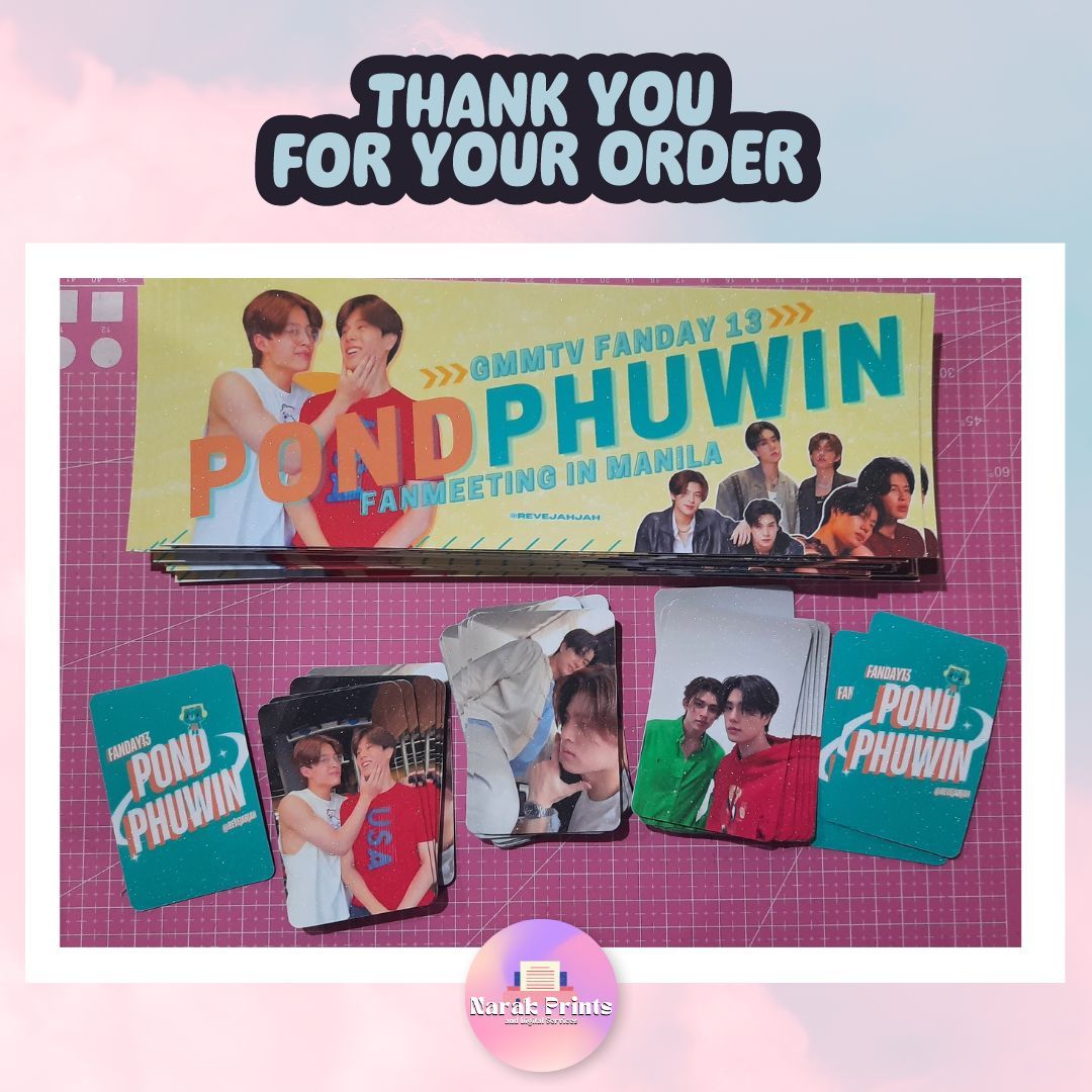 NarakPrints's tweet image. [𝐆𝐌𝐌𝐓𝐕 𝐅𝐀𝐍𝐃𝐀𝐘𝟏𝟑 𝐏𝐑𝐈𝐍𝐓 𝐎𝐑𝐃𝐄𝐑] 
✅ 30 pcs. Glitter Handbanner
✅ 30 pcs. B2B Glitter Photocards 
(design included)
𝐓𝐇𝐀𝐍𝐊 𝐘𝐎𝐔 ♥
#GMMTVFANDAY13 #NarakPrints #customizedphotocards #customizedhandbanners #PrintServicesPH #BaliuagPrintServices #pondphuwin