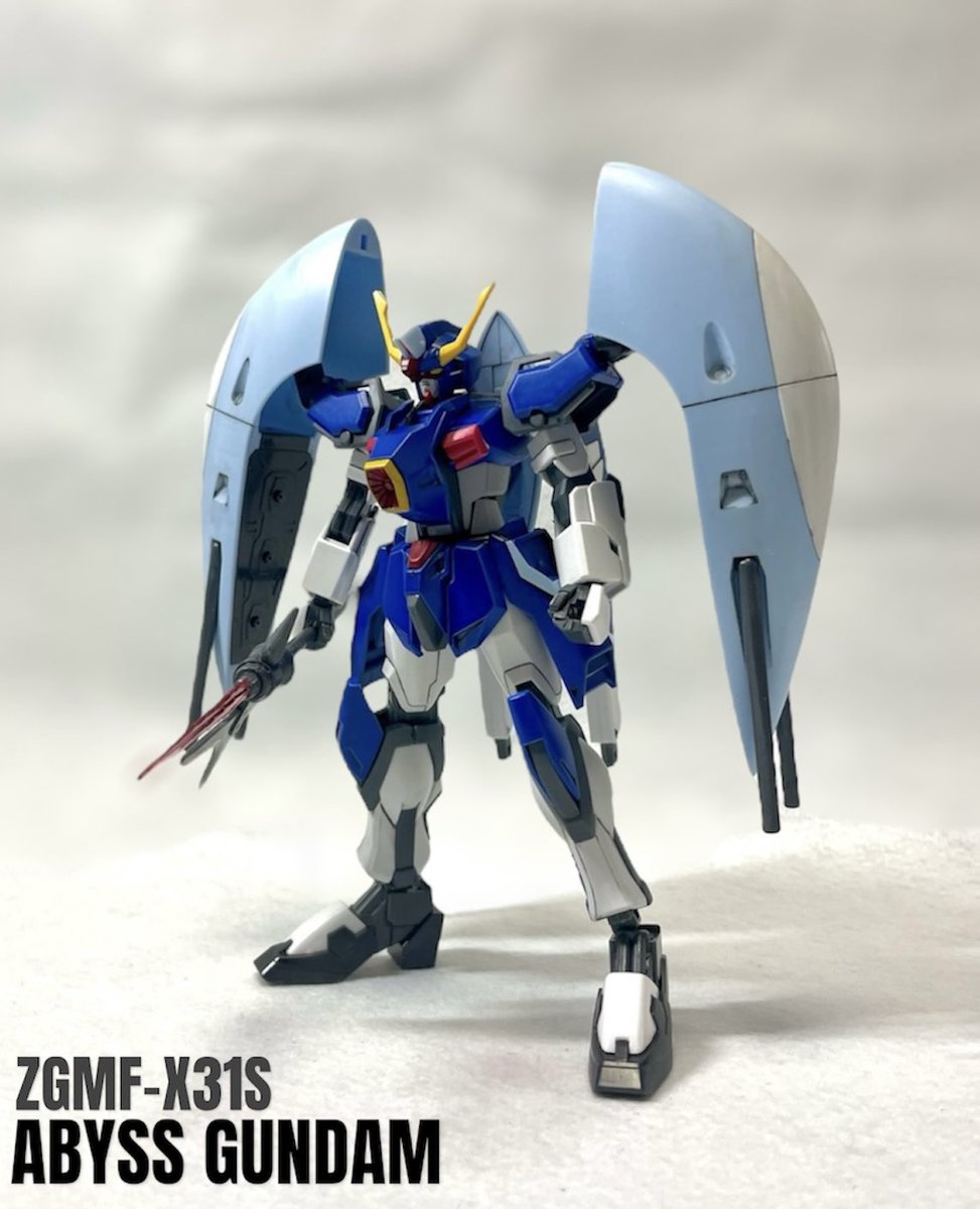 urupapa54's tweet photo. #俺達のガンダムSEED

アバさん開催おめでとうございます🍾
（大変ご無沙汰しております。。）

賑やかしになればと、過去作＆制作途中で眠っておりました
HGアビス/カオス+EGストライクのミキシングを♫

#ガンプラ
#プラモデルライフ https://t.co/H31GOGH7vF