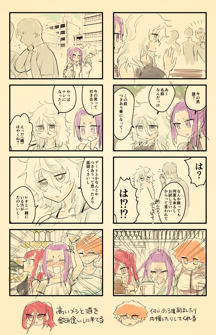 これは全員女体化のらくがきです(なき゛+փお+ㄑに+ㄘぎ)