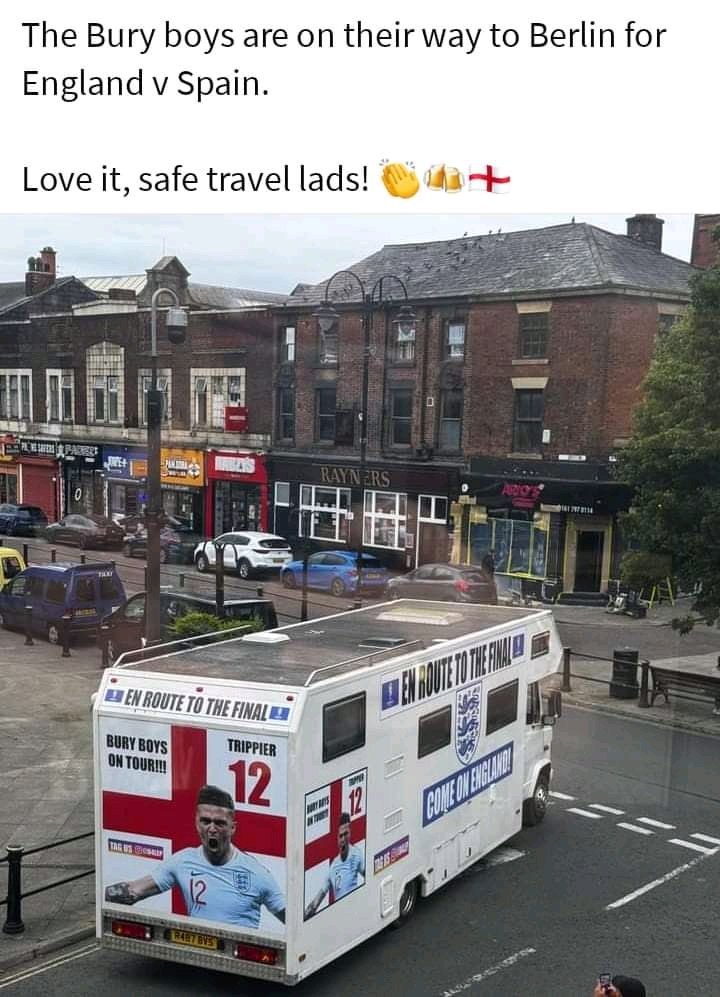 Home town boys on their way...