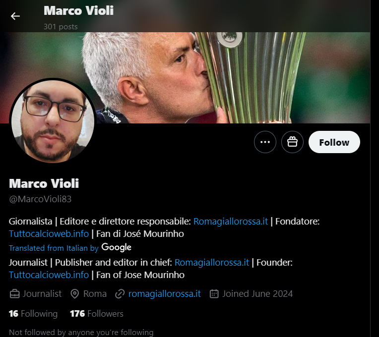 infolibnews's tweet photo. The man falsely being identified as "Mark Violets" is actually Italian sports journalist Marco Violi and he is NOT the shooter who targeted Donald Trump.

He has NOTHING to do with this shooting whatsoever. https://t.co/WMhag17M4B