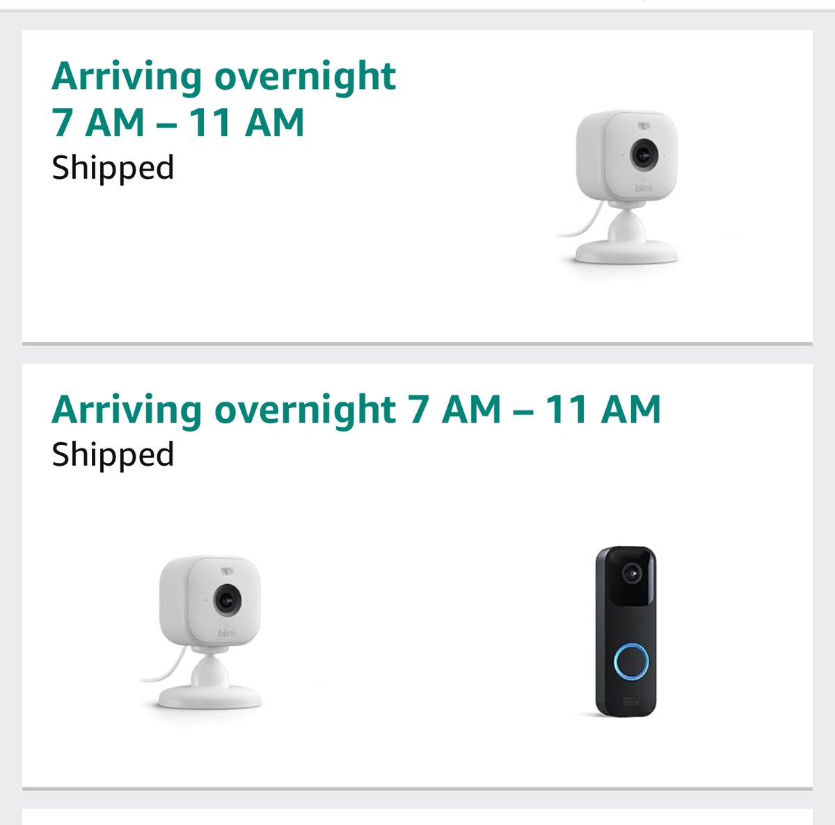 AMAZON JUST GLITCHED 🤑

Blink cameras were ONLY $4 at checkout. 

And you could purchase multiple times. 

Some of our orders already delivered. 😲

Like + reply 'STRIKE' if you want access.