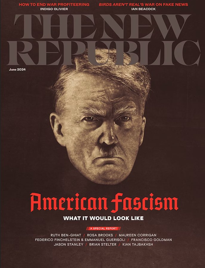 davereaboi's tweet photo. @BarackObama @buttonslives Do you get the New Republic delivered at home? I’ll bet you do. I didn’t hear anything about “civility” when that came out 6 days ago. https://t.co/QWfihcIGwD