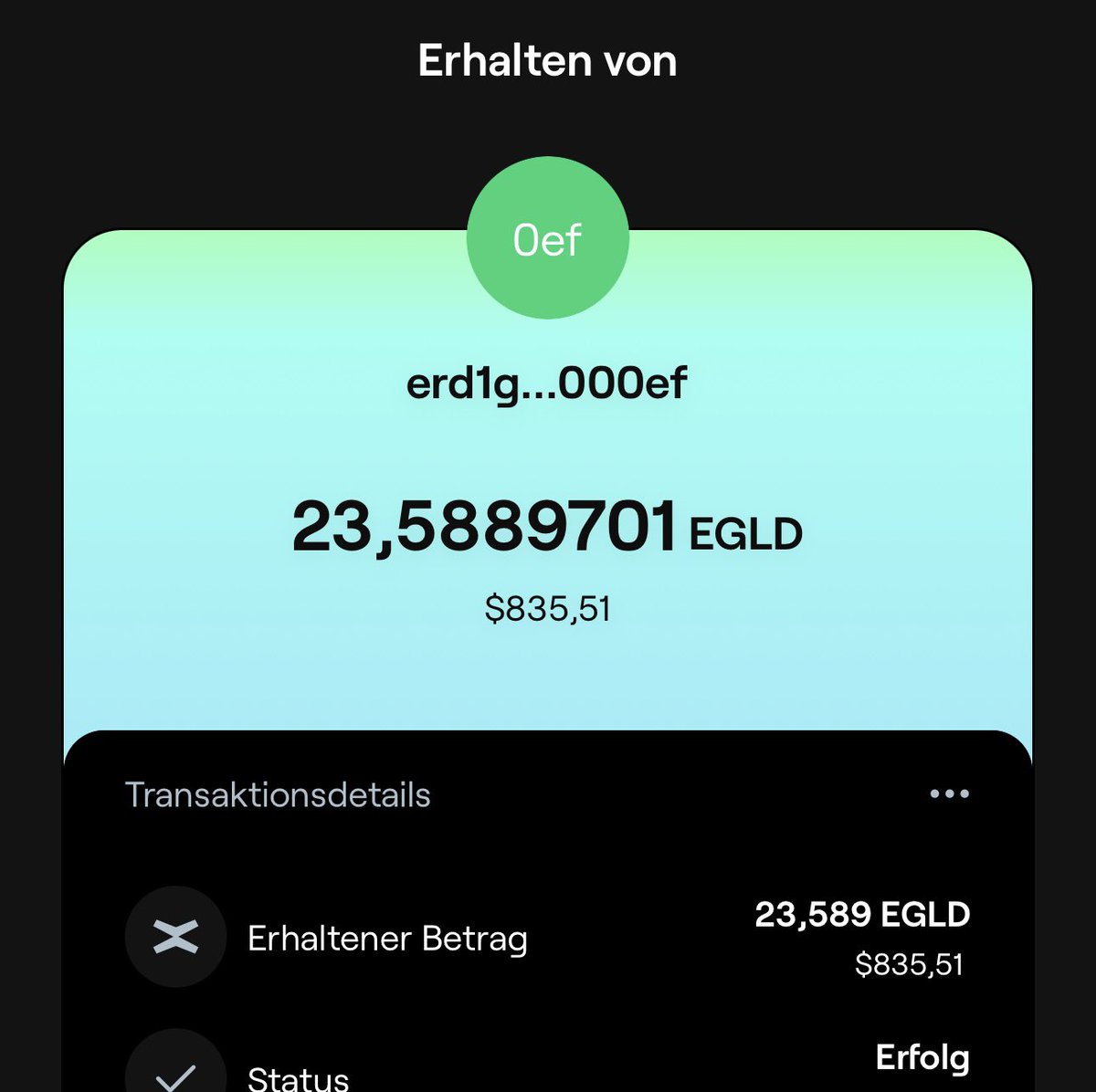 LO___RD_1's tweet photo. My 2nd share supporting #EGLDSqueeze movement, the outstanding #MultiversX team & community pushing #EGLD to new heights on our way to #Altseason + new #ATH for $EGLD. The team delivered in all areas ready to ride this bull cycles wave 🌊
#SovereignShard #Mex #xMoney #xPortal https://t.co/VtnO3QfkzX