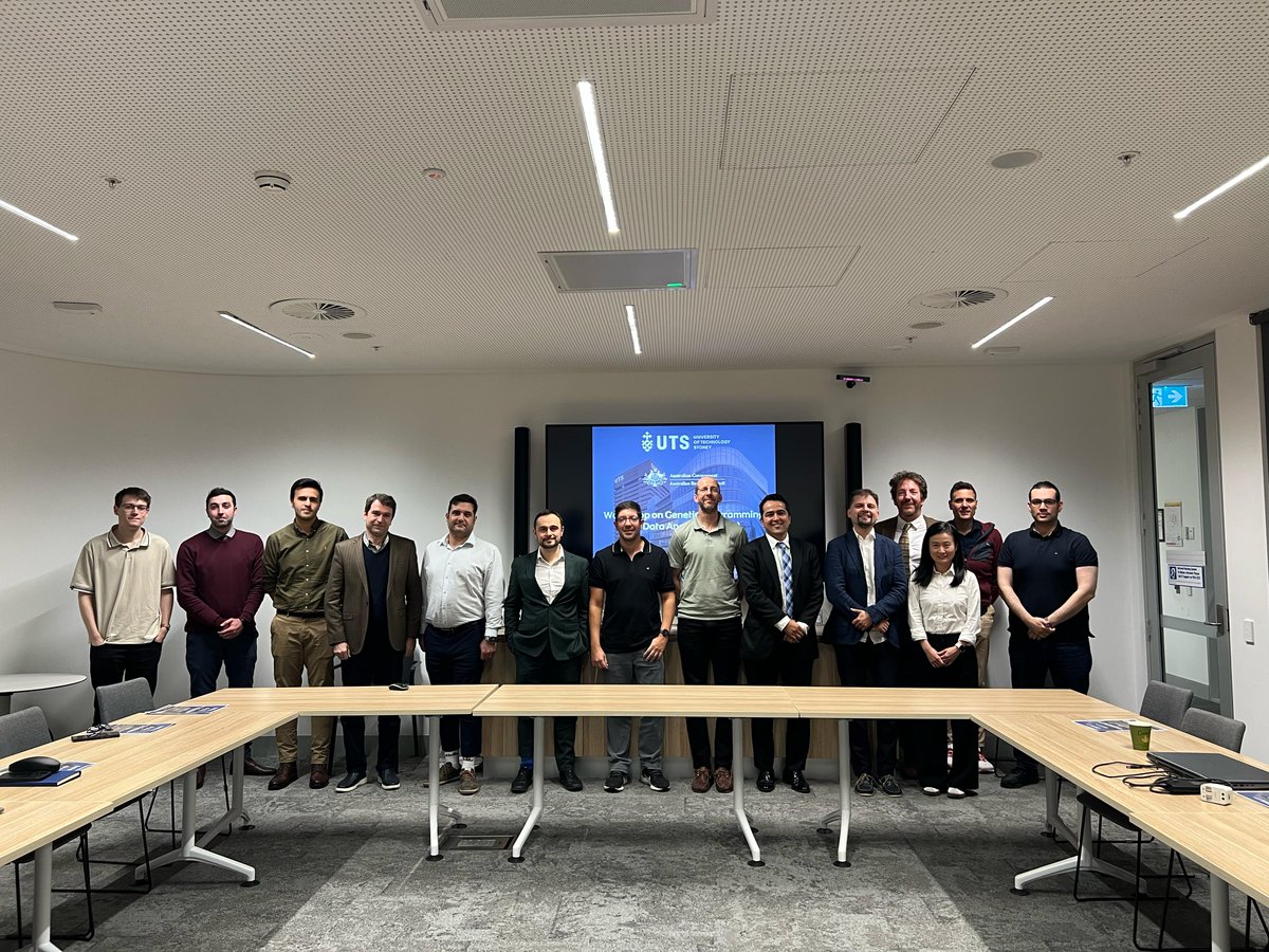 alberto_tonda's tweet photo. Had a blast at the @utsengage in Sydney, as a speaker in the "Genetic Programming for Data Analysis" workshop. Interesting presentations, and fruitful discussion on GP and symbolic regression. Thanks to Prof. Amir H. Gandomi and his group for the invitation and the organization! https://t.co/onfUt0EEMN