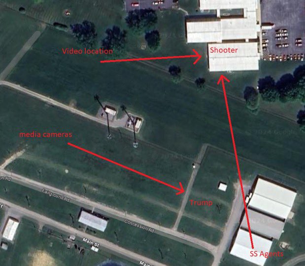 PKurzin's tweet photo. 🚨 Geolocation confirms this is/was the shooter’s position. https://t.co/6tgydkFf0M