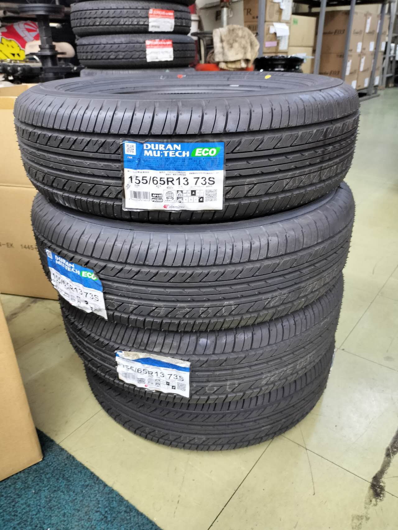 155/65R13 DURAN MU:TECH IDEMITSU 親しい