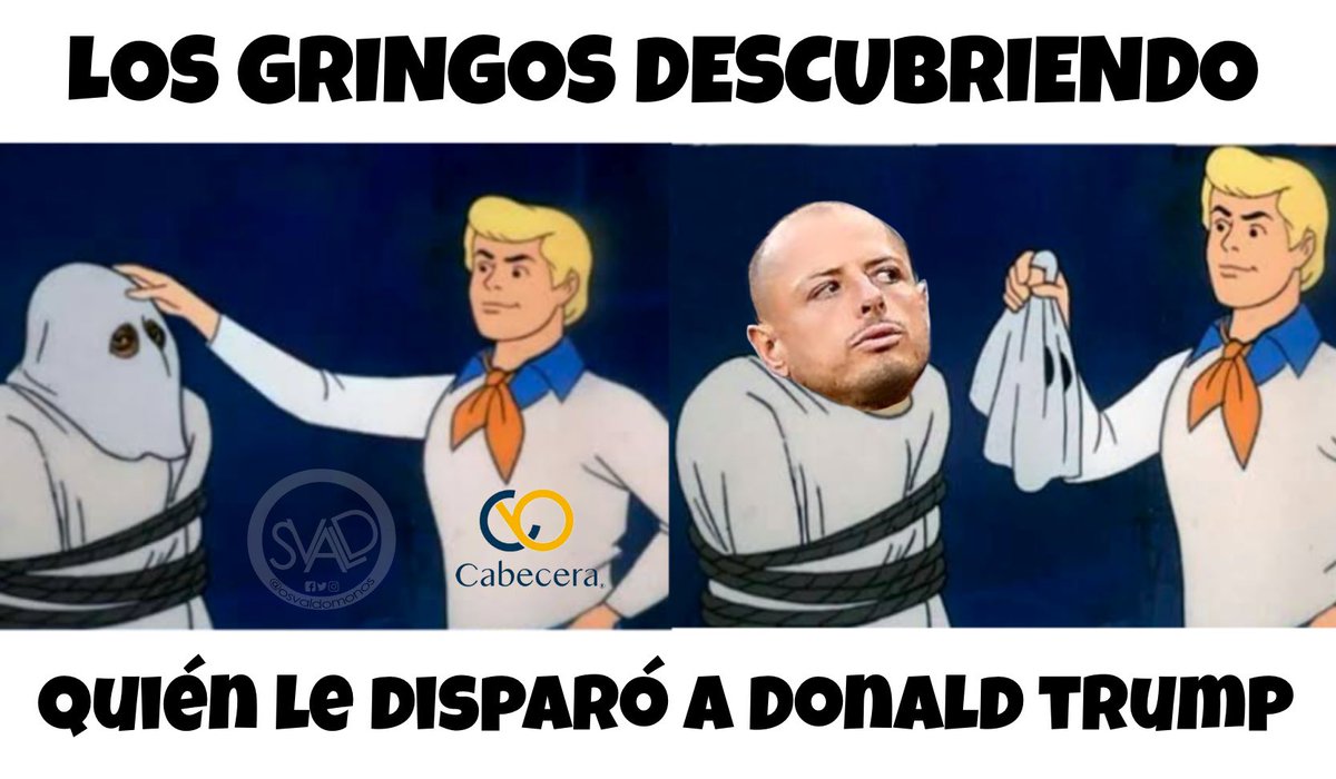 cabeceramx's tweet photo. #Humor #ElMeme de @osvaldomonos Tras el fallido atentado a #DonaldTrump https://t.co/mU32XLJ1Ue