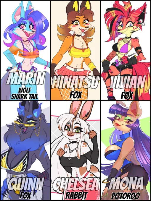 Regular members of my OC 