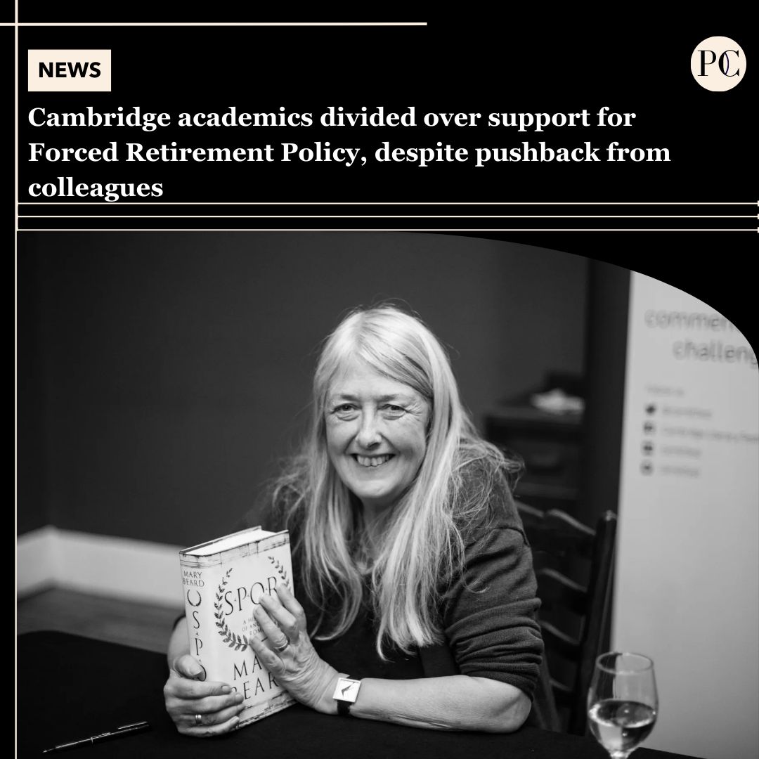 PerCapitaUK's tweet image. “Who wants to be a job blocker?”, says Dame Mary Beard, as a group of Cambridge academics have condemned the university's Employer Justified Retirement Age policy as “ageist”.
Read the article here: buff.ly/4eYjQq7