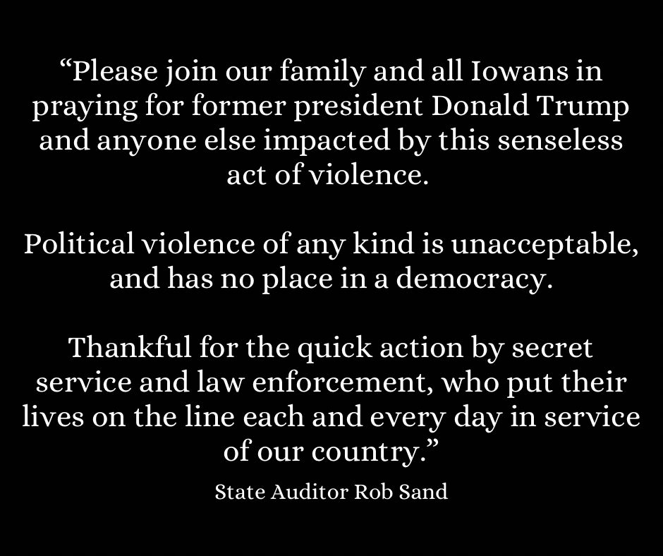 My statement on the political violence that erupted at a Trump campaign rally in Pennsylvania: