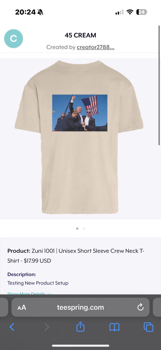 calebjtuttle's tweet photo. https://t.co/2TQXGmBsZQ
President trump got shot and dropped the hardest pic. Help me beat barstool to this. https://t.co/k9ZxZLWQ5X