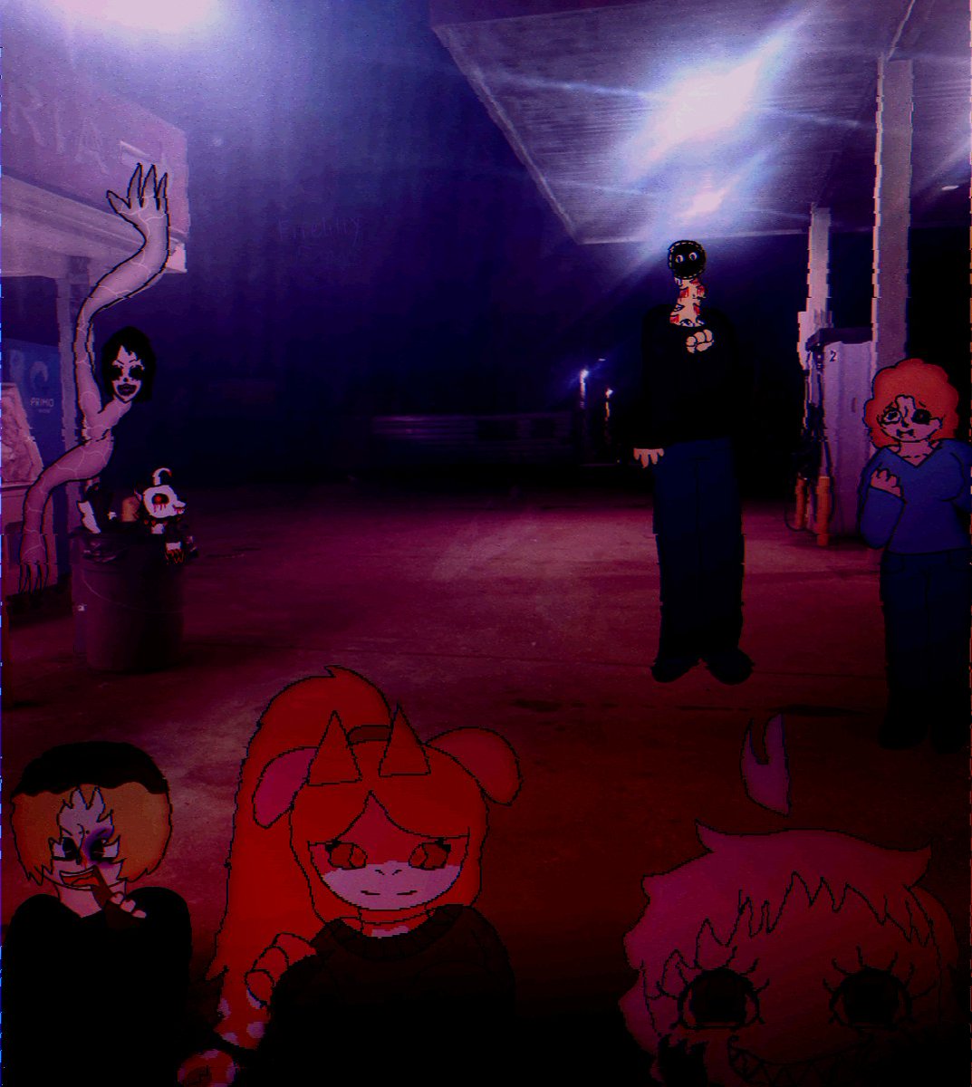 lilly_willow_'s tweet photo. You are.. leaving unexpected people as you travel to these locations...
Dave belong to @Kikilove_888_ 2nd pics was taken by her
TD is TD
The rest is mine
#digitalart #ocs
#teenagedisater #creepy #analoghorror #horrorart #horrocore #spooky #liminalspaces #cabin #gasstation #city https://t.co/CclTvnbv96