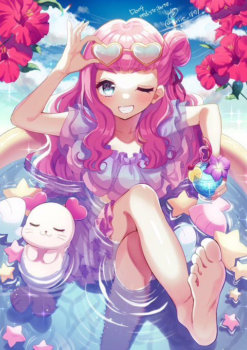 水着ローラ再掲
#三連休はフォロワーが増えるらしい 