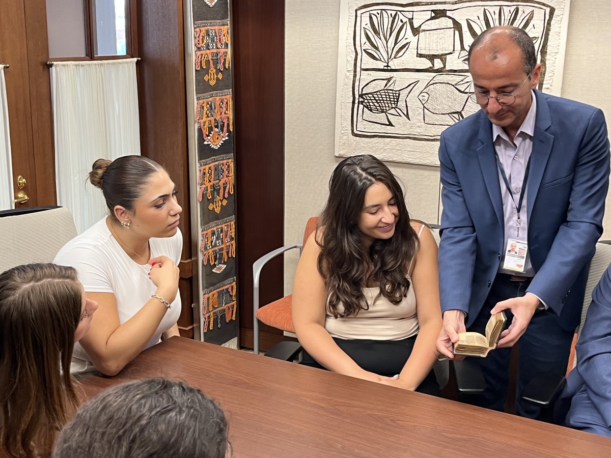 ANCA (@anca_dc) on Twitter photo Yesterday our Leo Sarkisian and Maral Melkonian Avetisyan interns visited Dr. Khatchig Mouradian (<a href="/khatcho/">Khatchig Mouradian</a>) - professor at Columbia University and Armenian and Georgian Area Specialist at the Library of Congress.
The interns had the special opportunity to witness and read Yesterday our Leo Sarkisian and Maral Melkonian Avetisyan interns visited Dr. Khatchig Mouradian (<a href="/khatcho/">Khatchig Mouradian</a>) - professor at Columbia University and Armenian and Georgian Area Specialist at the Library of Congress.
The interns had the special opportunity to witness and read