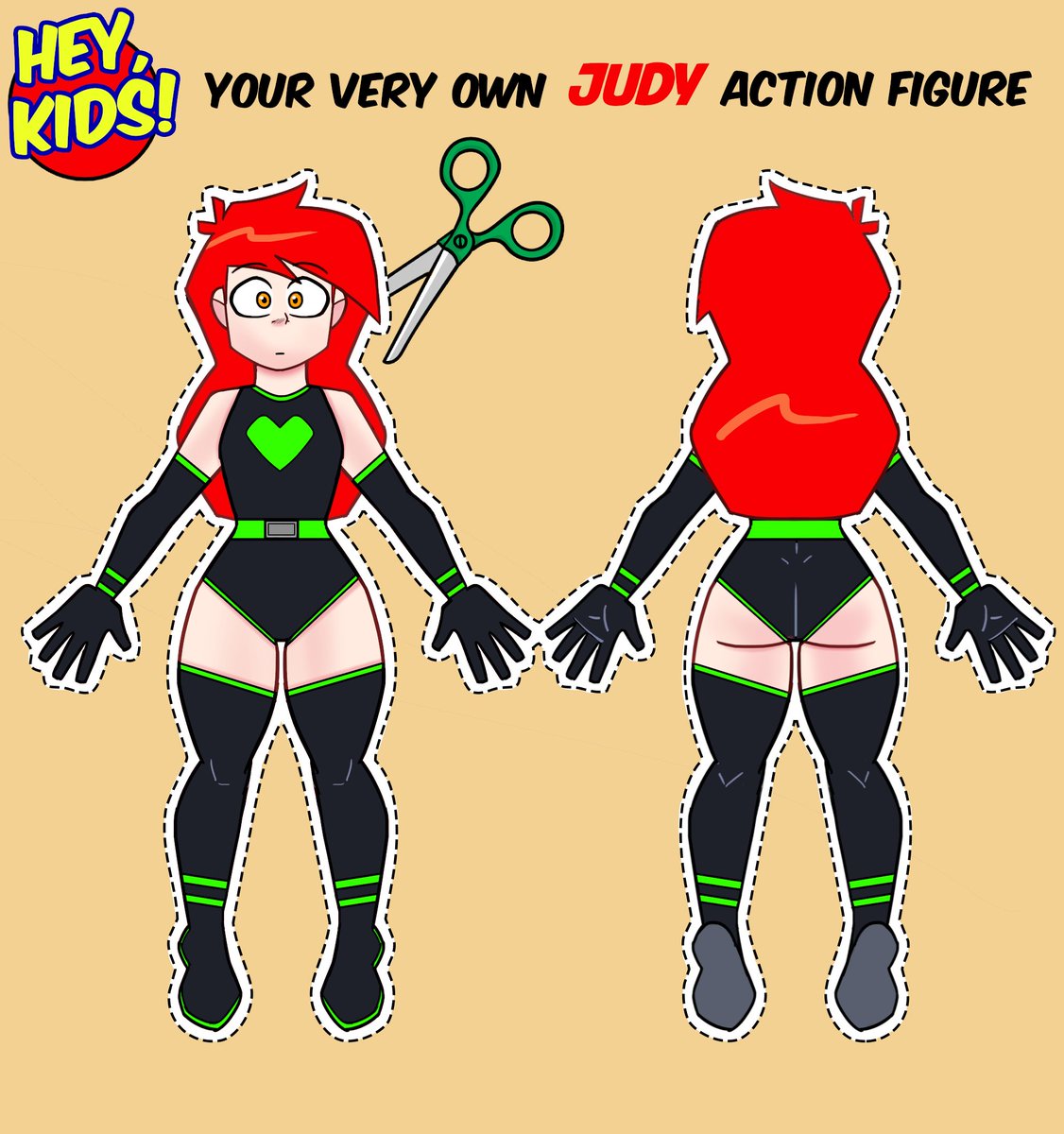 retrogoblin8's tweet image. By the way, you can make your own Judy figure if you want OwO