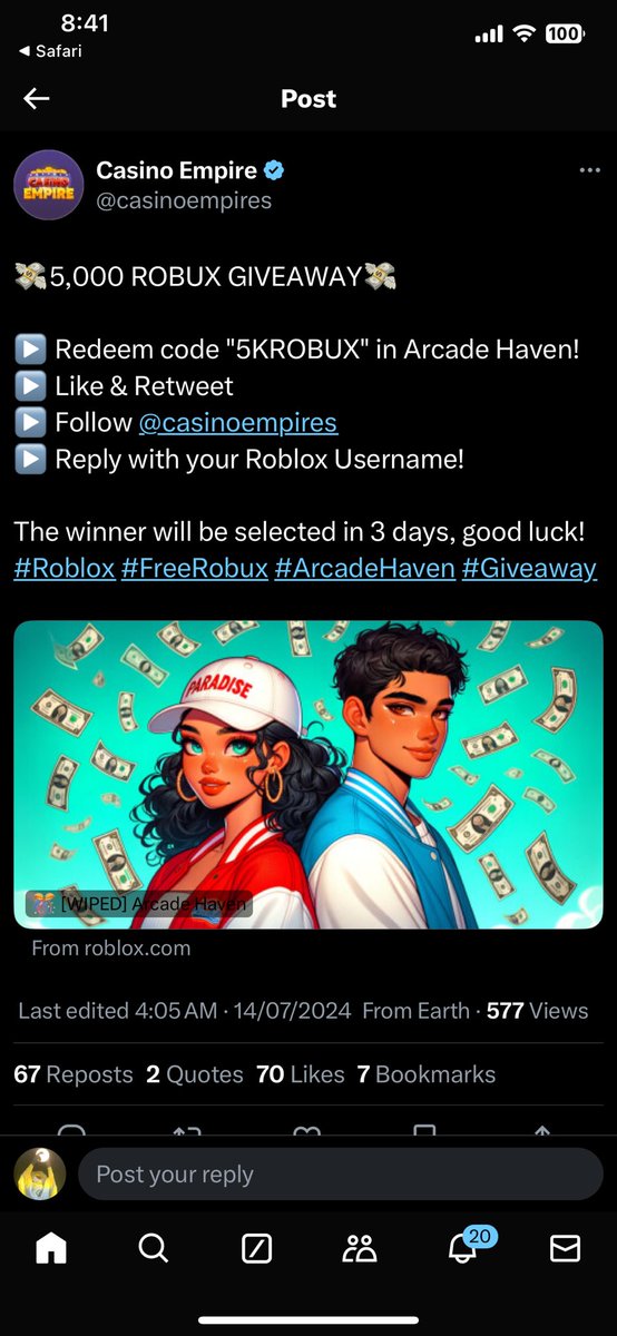 mohawklok's tweet photo. @casinoempires Name:SeamusKoo555 https://t.co/VU9Eq2DWoQ
