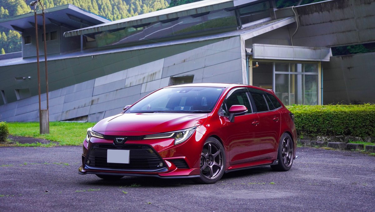 前期カローラツーリングに 後期ACTIVE SPORTバンパーを装着！！ 純正