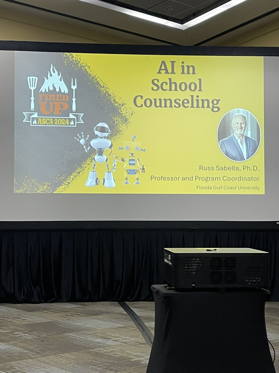 This session was packed full of information and excellent resources about AI in school counseling. It’s a must for school counselor educators. Thanks <a href="/rsabella/">Russell Sabella</a> for a great presentation!