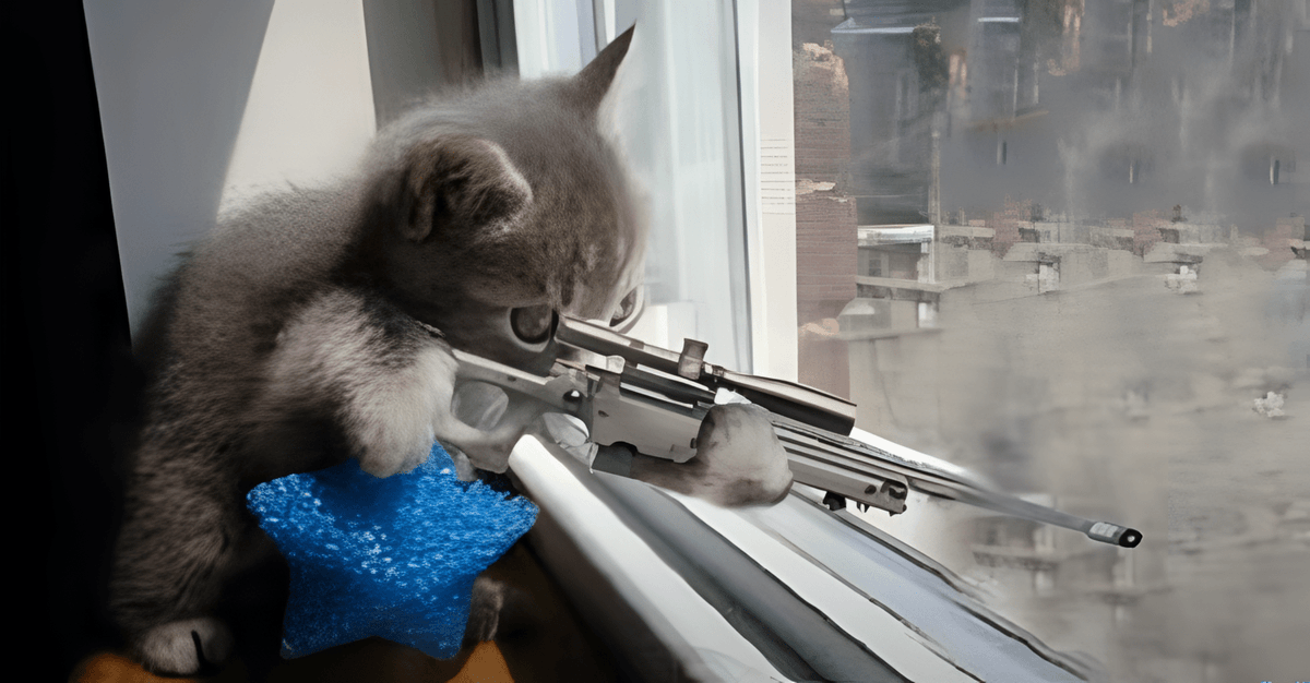 Sniper Cat tweet media