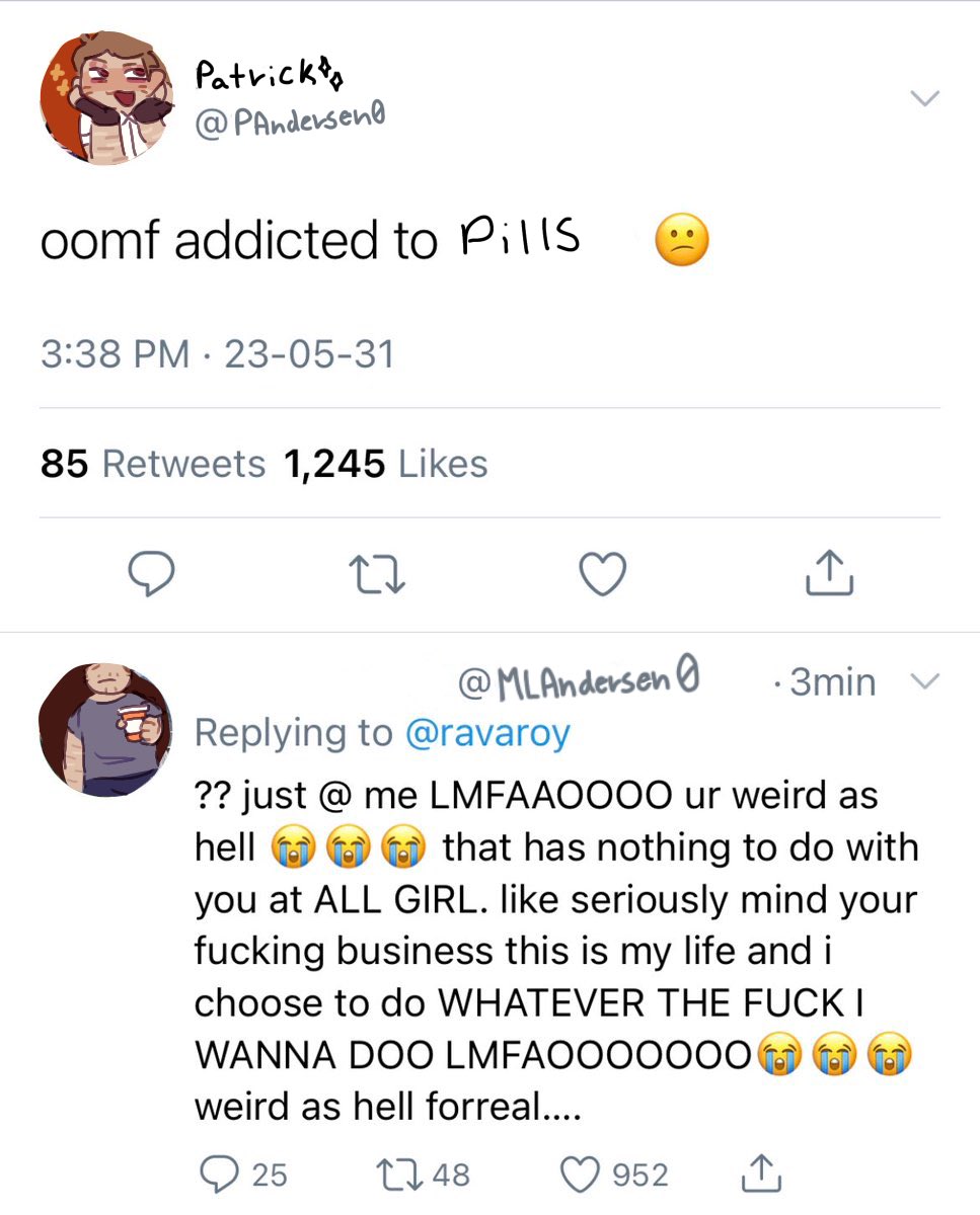aIIgoodthlngs's tweet photo. repost so people actually see it. that one time whem patrick called michael a weak minded drug addict or whatever #mla0 #mlandersen0 https://t.co/UJKgPxjF1T