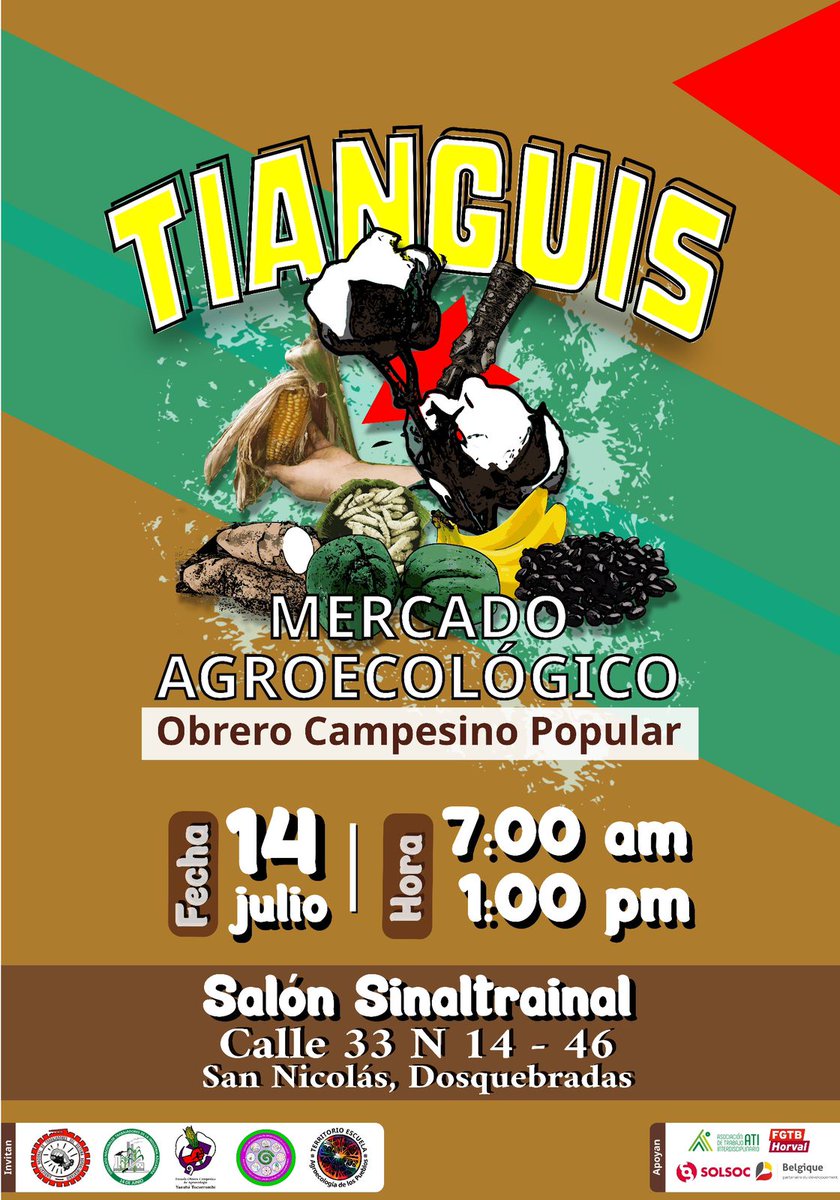 Matador000's tweet photo. Mañana en Dosquebradas, Risaralda. Mercado Agroecológico. https://t.co/nLjFGUViOd
