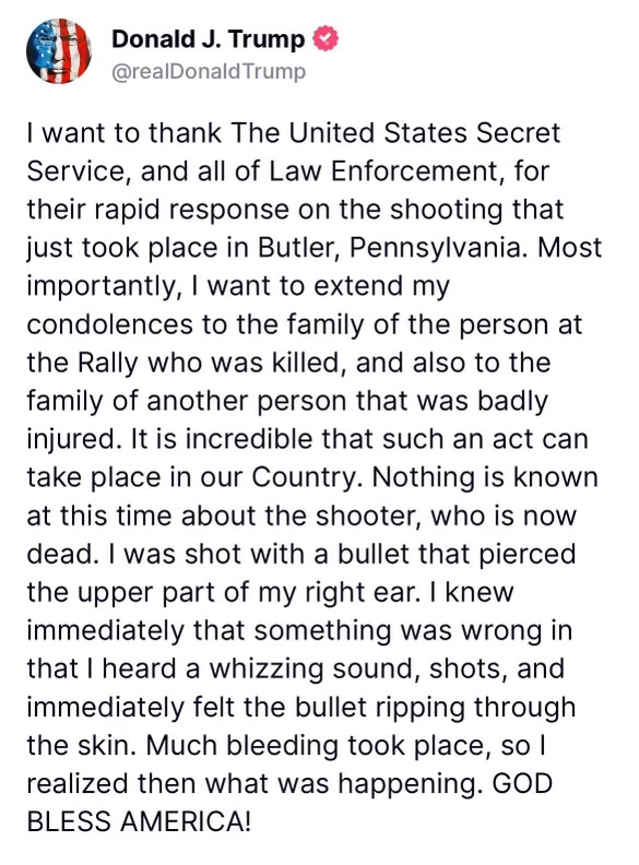 The_Trump_Train's tweet photo. A statement from MY PRESIDENT Donald Trump! 🇺🇸 https://t.co/vdSsNiAqJA