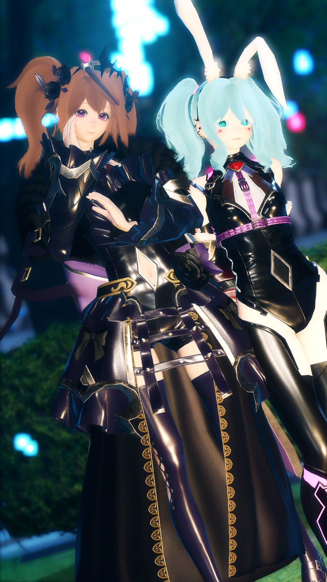 初めまして、フリ素回収させて頂きました！(´▽｀*) 
かなりアレンジは入れてますが、同じアリスワンダラーで合わせてみました(´▽｀*)  

#PSO2NGS_SS 
#とりにきた