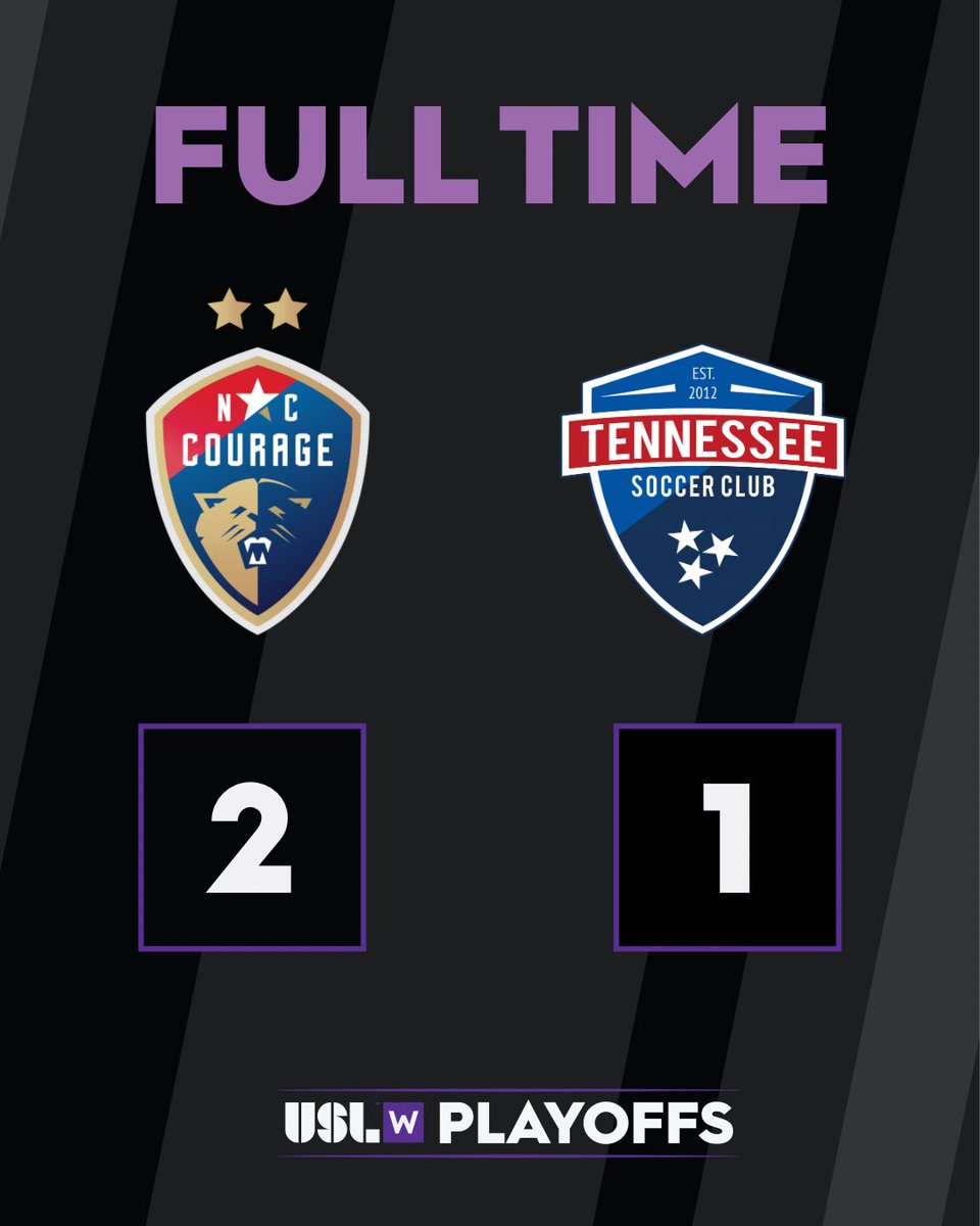 Having déjà vu 🫢  <a href="/NCCourageUSLW/">NC Courage USL W</a> are heading to the W League Final for the second consecutive year! 🔥👏