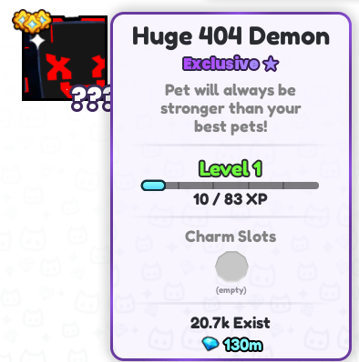 🎉Daily Pet Simulator 99 Giveaways | Day 21🎉
🔥Huge 404 Demon😈

Requirements:
🥇1. Follow me
❤️2. Like &amp; RT
🔴3. Subscribe to BreetYT - youtube.com/@breetyt
💬4. Reply with your username

🎉Ends in 48 hours!
#Roblox #PS99 #PetSimulator99 #PetSim99 #PetSimulator99Giveaways