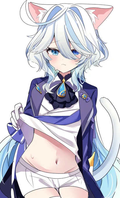 お腹なでてほしいフリーにゃ 