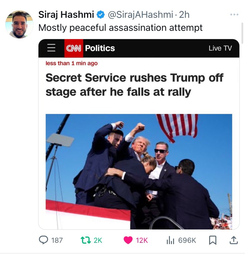 PRBogey's tweet image. #CNN 
#AccordingToCNN
 
Until @andersoncooper @jaketapper resign from @cnn NO ONE should NEVER, EVER take them nor CNN seriously again

CNN, Reveal the name of the headline author &amp;amp; fire him/her.

@SirajAHashmi