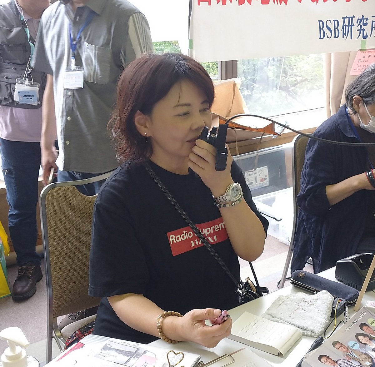 大阪府池田市 #関西ハム 📡
@JQ3BSV/3↔️@JP3PTS/3 📶
433FM  超近距離交信ならびに #アイボール 有難う御座いました🎵 レポート59+60dBフルスケール💘😀