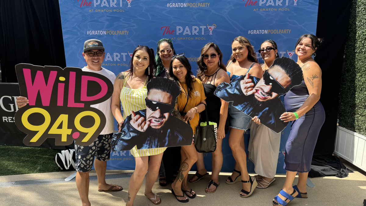 Wild949's tweet photo. The Party at @playgraton is the place to be!! @DJPaulyD is getting the party going! #gratonpoolparty https://t.co/Fw1WGY8AFj