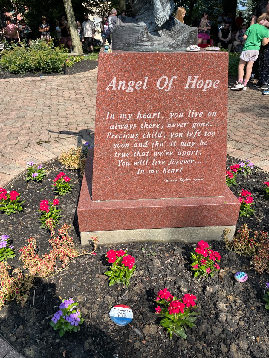 dkalmty's tweet image. My family and I, along with a few unfortunate souls remembered those babies that were needed more in heaven than on earth. We will always miss and love you Maverick. #healwalkdayton