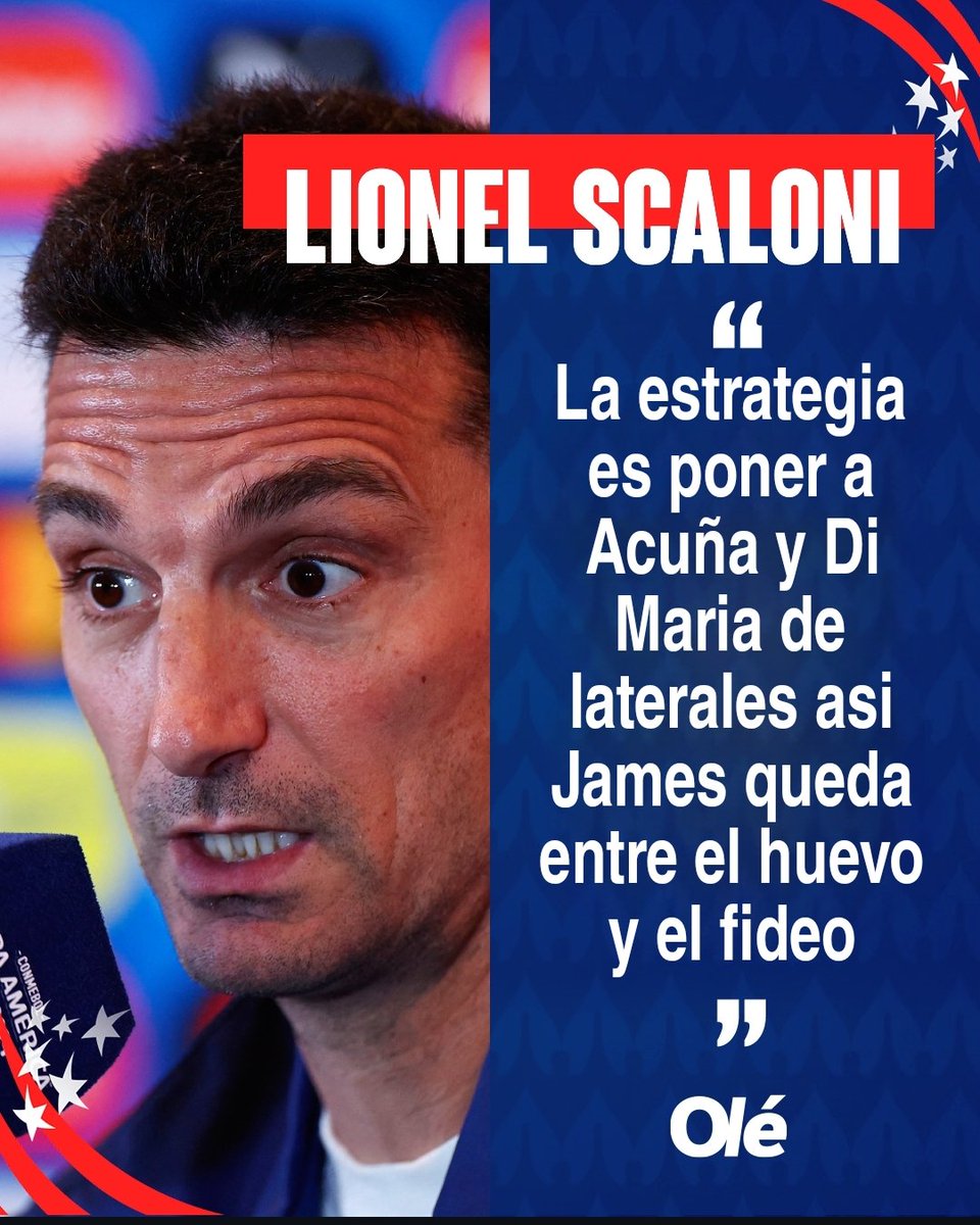 AnonimFutboler's tweet photo. Declaraciones de scaloni hoy #argentina #CopaAmérica #SeleccionArgentina https://t.co/izhKIt6dH3