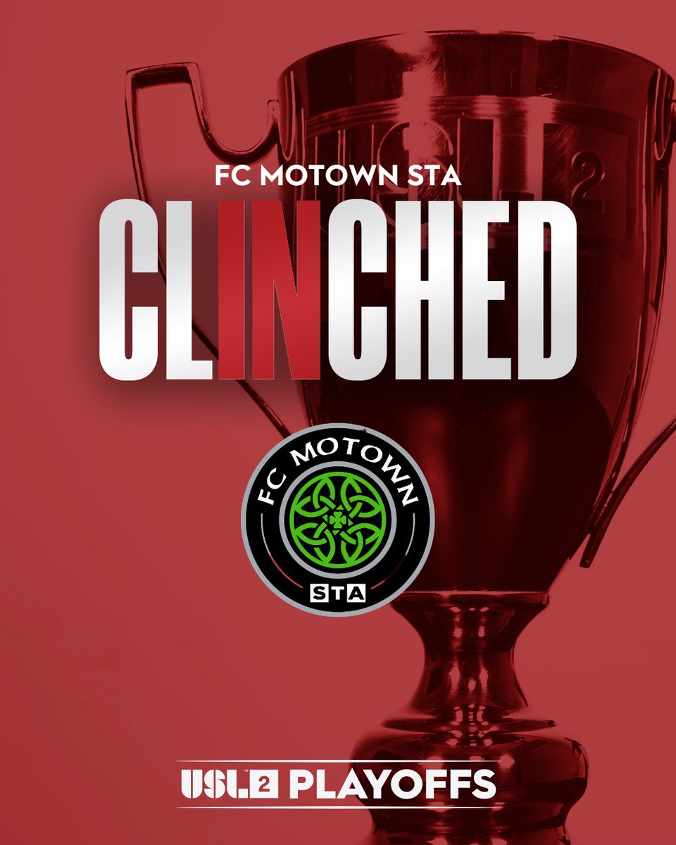 THEY'VE DONE IT!

A dominant display sees <a href="/fcmotownsta/">FcMotownSTA</a> qualify for the League Two Playoffs for the first time in club history!