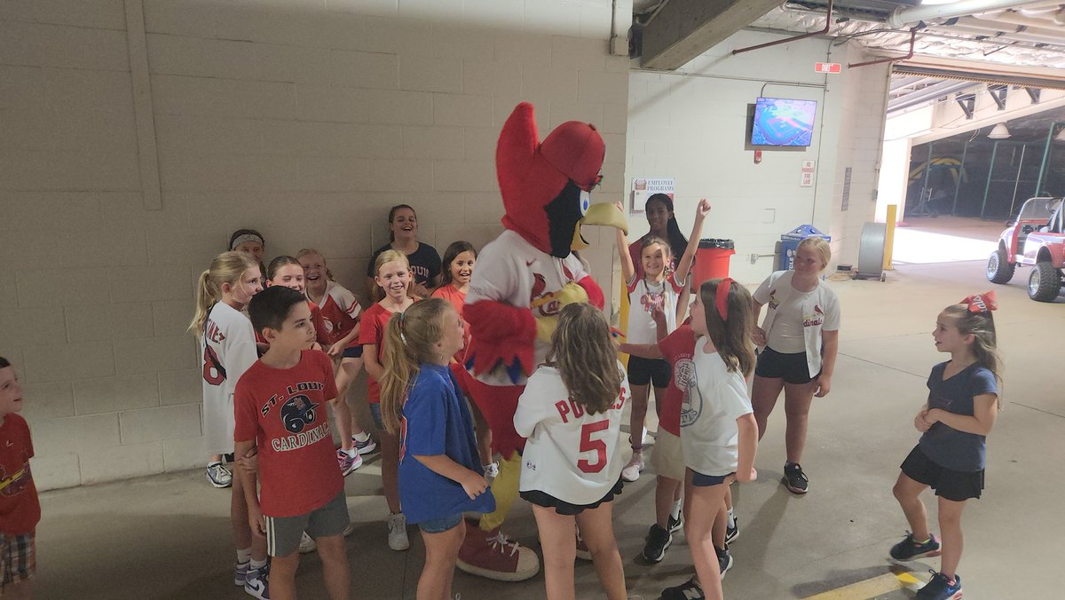 rannermusic's tweet photo. Boone Trail Singers did a fantastic job singing "God Bless America" at the Cardinals game tonight.  A couple of them did get kicked out by Fred Bird.  LoL https://t.co/5ZrDugiinB